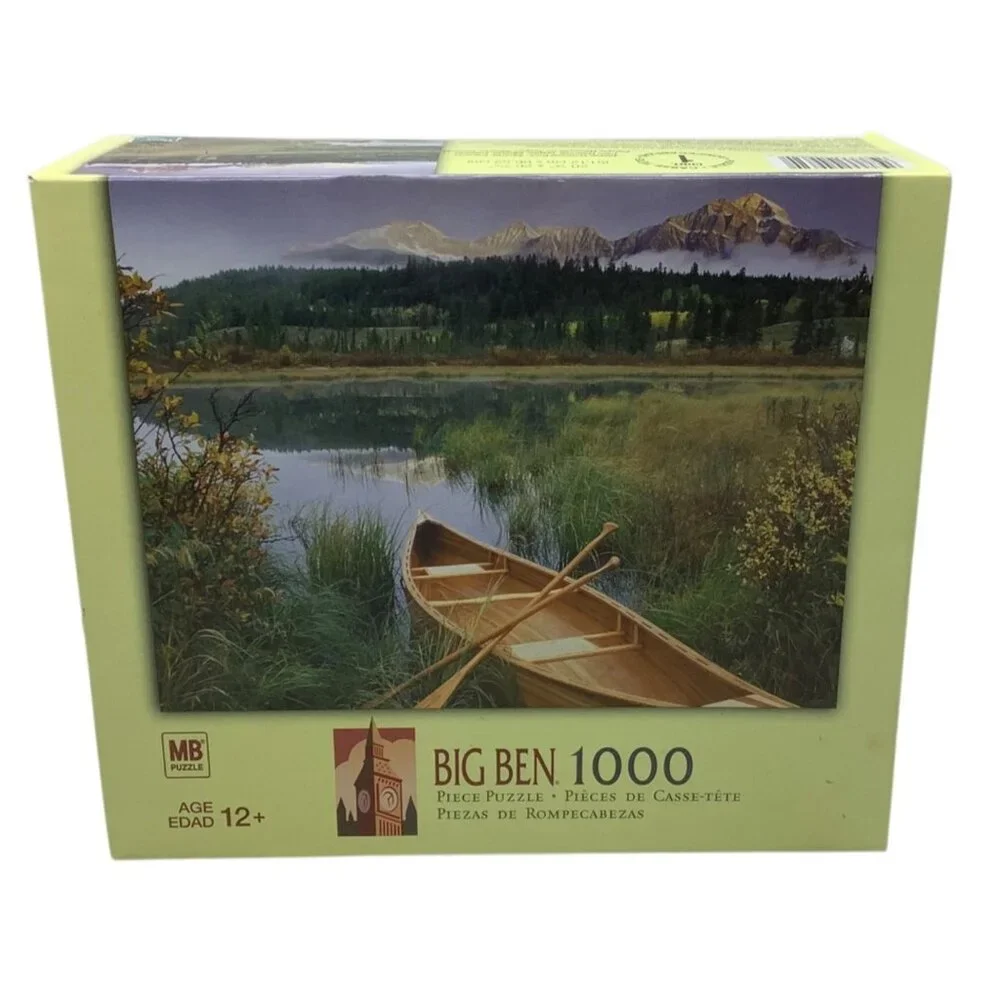 Vtg NEW Big Ben 1000 Piece Jigsaw Puzzle Jasper National Park‎ Alberta Canada